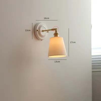 applique murale led iwhd nordique japonaise - vue 14 sur 23