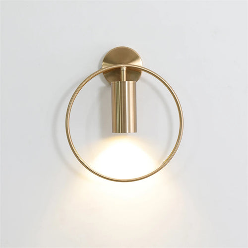 lampe de chevet nordique led en métal décoratif luminaire - vue 2 sur 8