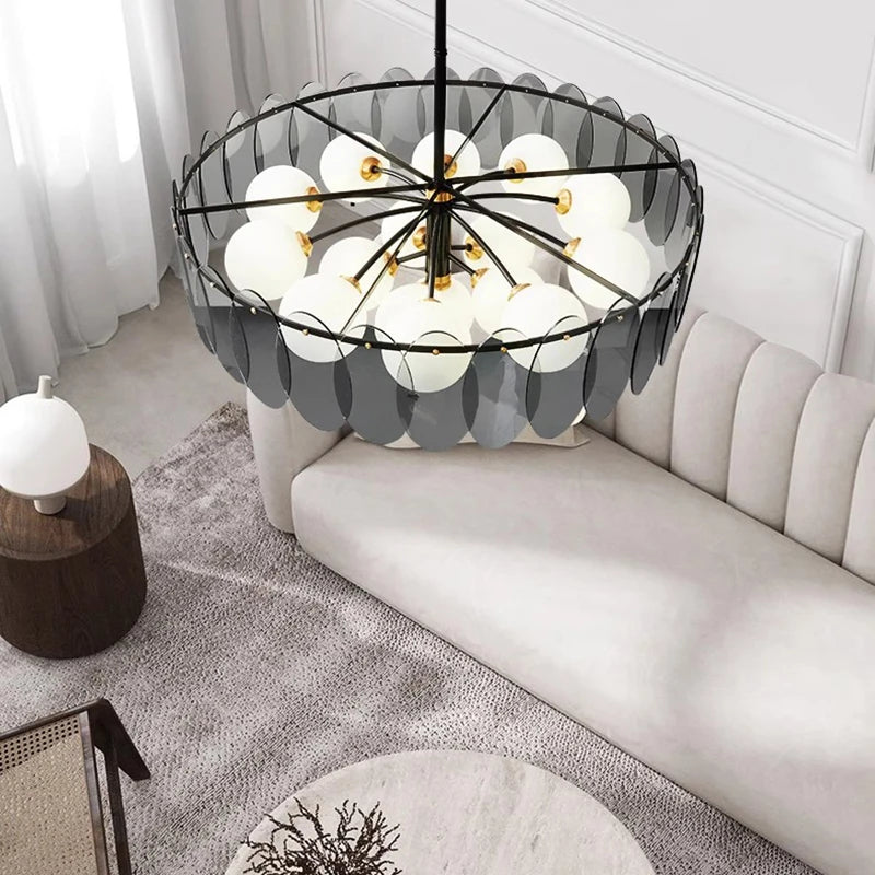 Lustre moderne led pour salle à manger pour plafond éclairage intérieur - vue 3 sur 16