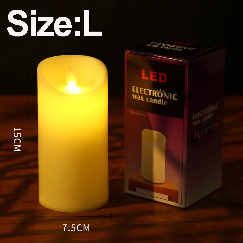 bougie à led décorative pour mariage et anniversaire - vue 11 sur 17