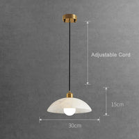 lustre de luxe en marbre populaire pour bar et restaurant