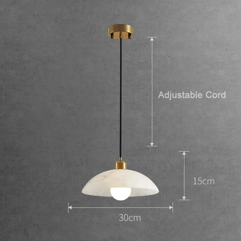 lustre de luxe en marbre populaire pour bar et restaurant