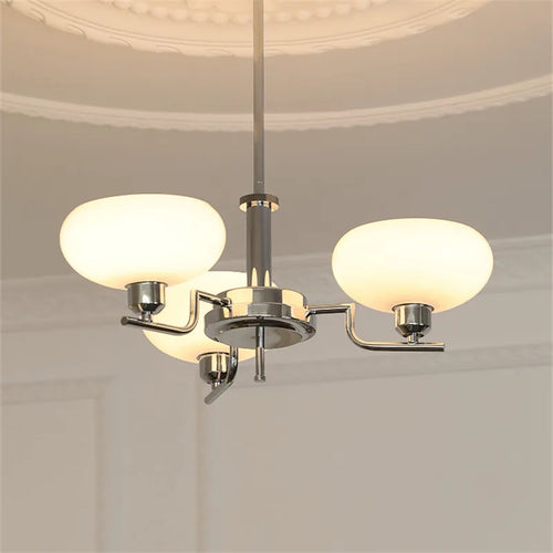 lustre bauhaus en verre pour décoration moderne et design - vue 4 sur 13