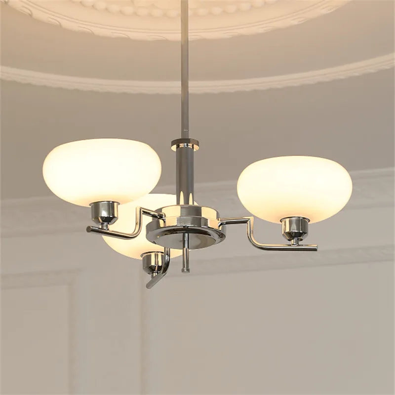 lustre bauhaus en verre pour décoration moderne et design - vue 3 sur 13