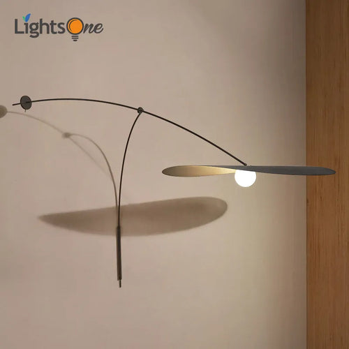 Applique murale rétro à bras Long pour chambre à coucher - vue 3 sur 6