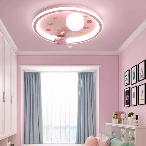 plafonnier mignon pour chambre de petite fille décor romantique et chaleureux - vue 5 sur 7