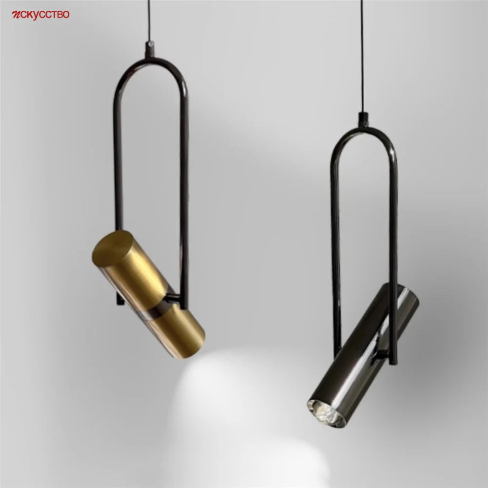 lustre à led réglable design moderne pour intérieur restaurant bar café - vue 1 sur 7