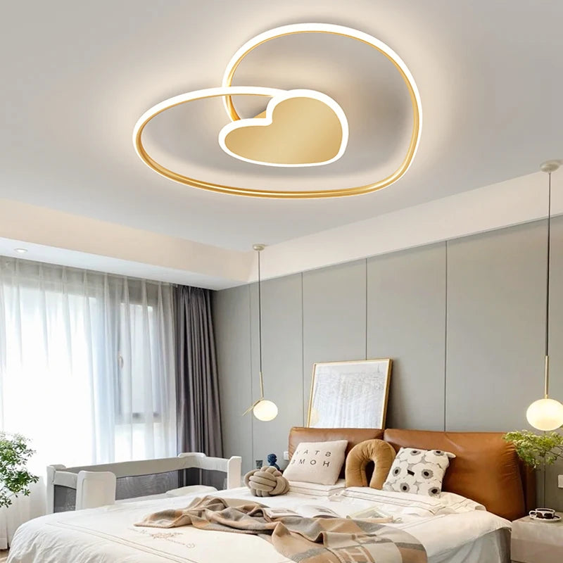 plafonnier led décoratif pour intérieur moderne et élégant - vue 4 sur 10