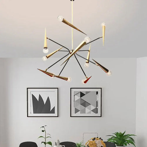 suspension nordique design industriel éclairage moderne pour intérieur - vue 3 sur 9