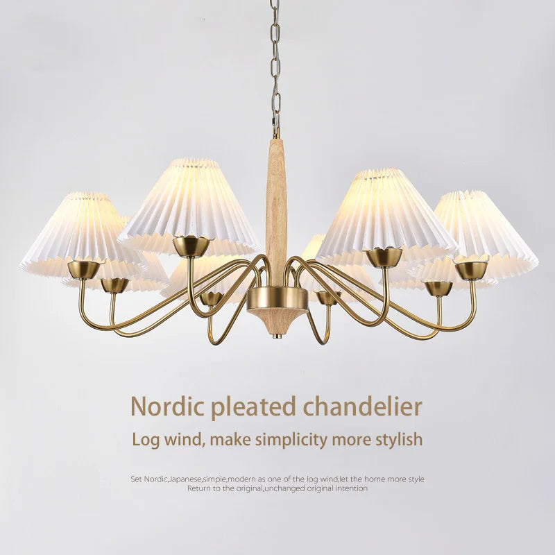 lustre élégant en bois pour cuisine et îlot luminaire suspension - vue 6 sur 8
