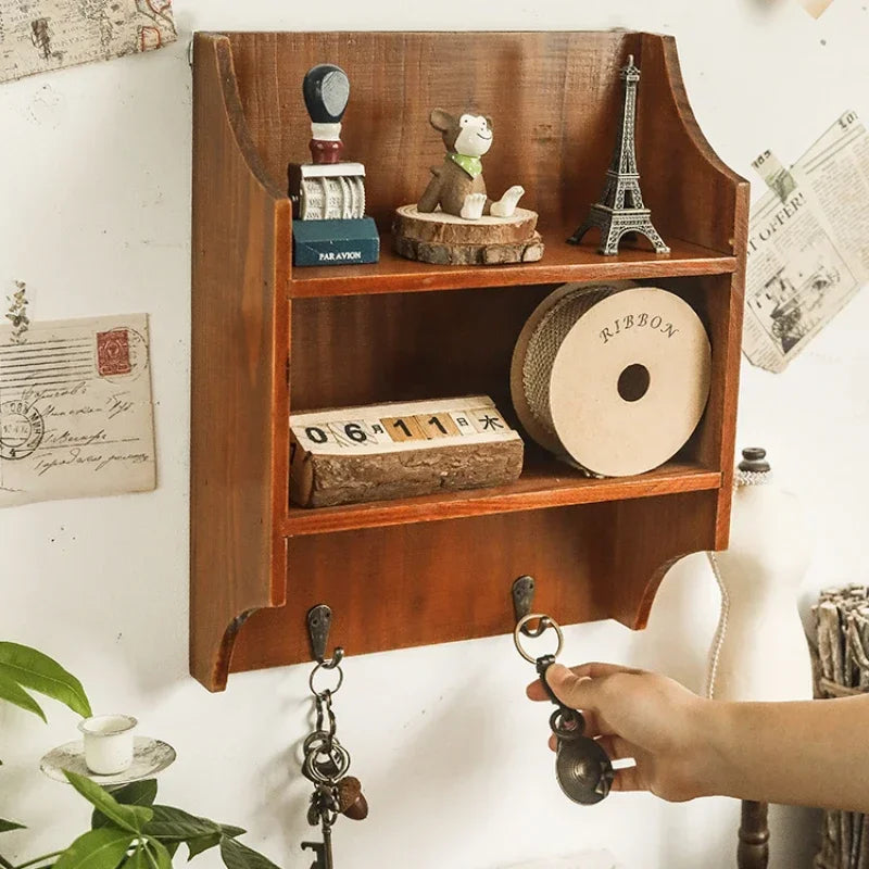 porte-clés mural décoratif avec crochet pratique pour clés - vue 3 sur 15