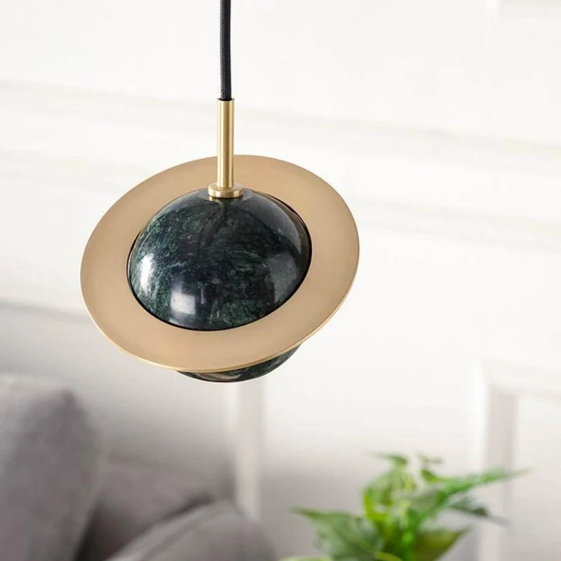 lustre danois créatif en marbre design personnalisé pour décoration intérieure - vue 5 sur 9