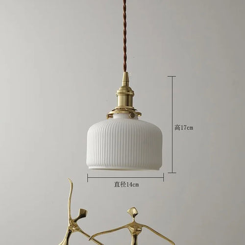 suspension moderne en céramique pour éclairage créatif intérieur - vue 9 sur 8