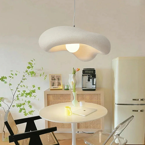 suspension wabi sabi décoration intérieure éclairage moderne design contemporain - vue 5 sur 9