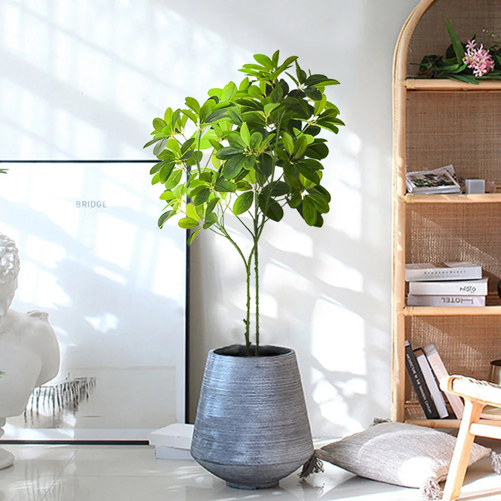 palmier artificiel grandes plantes tropicales en plastique pour décoration intérieure - vue 1 sur 7