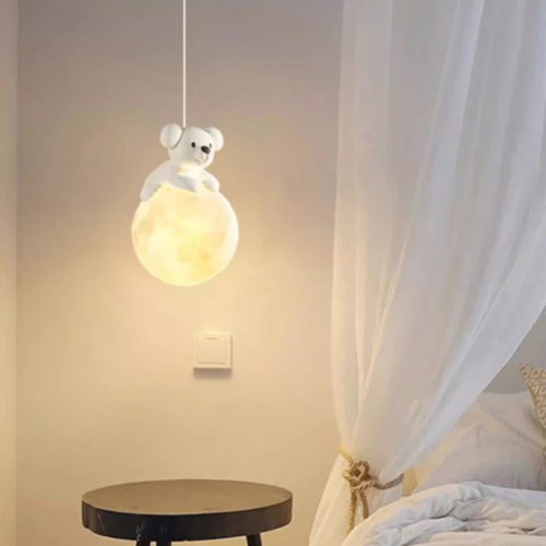suspension chiot mignon pour décoration chambre enfant lumineux - vue 5 sur 8