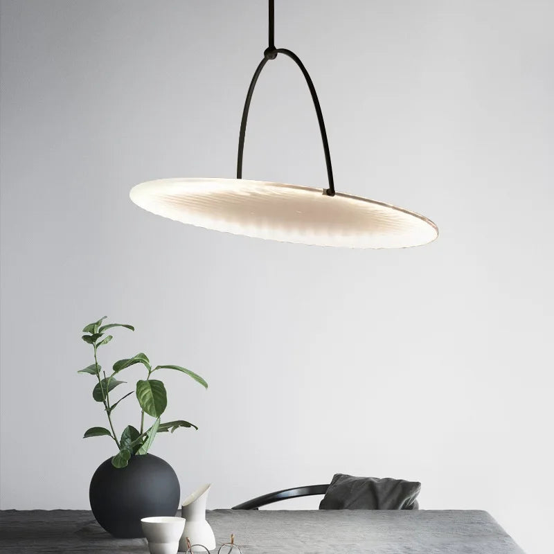 suspension en tissu danois ronde pour décoration intérieure - vue 4 sur 8