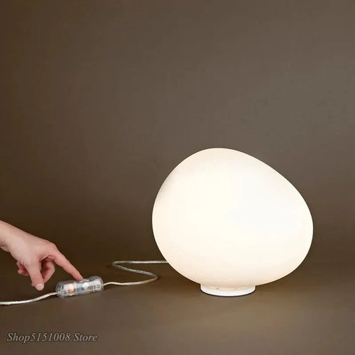 lampe de bureau moderne en verre design créatif décoratif nordique - vue 4 sur 6