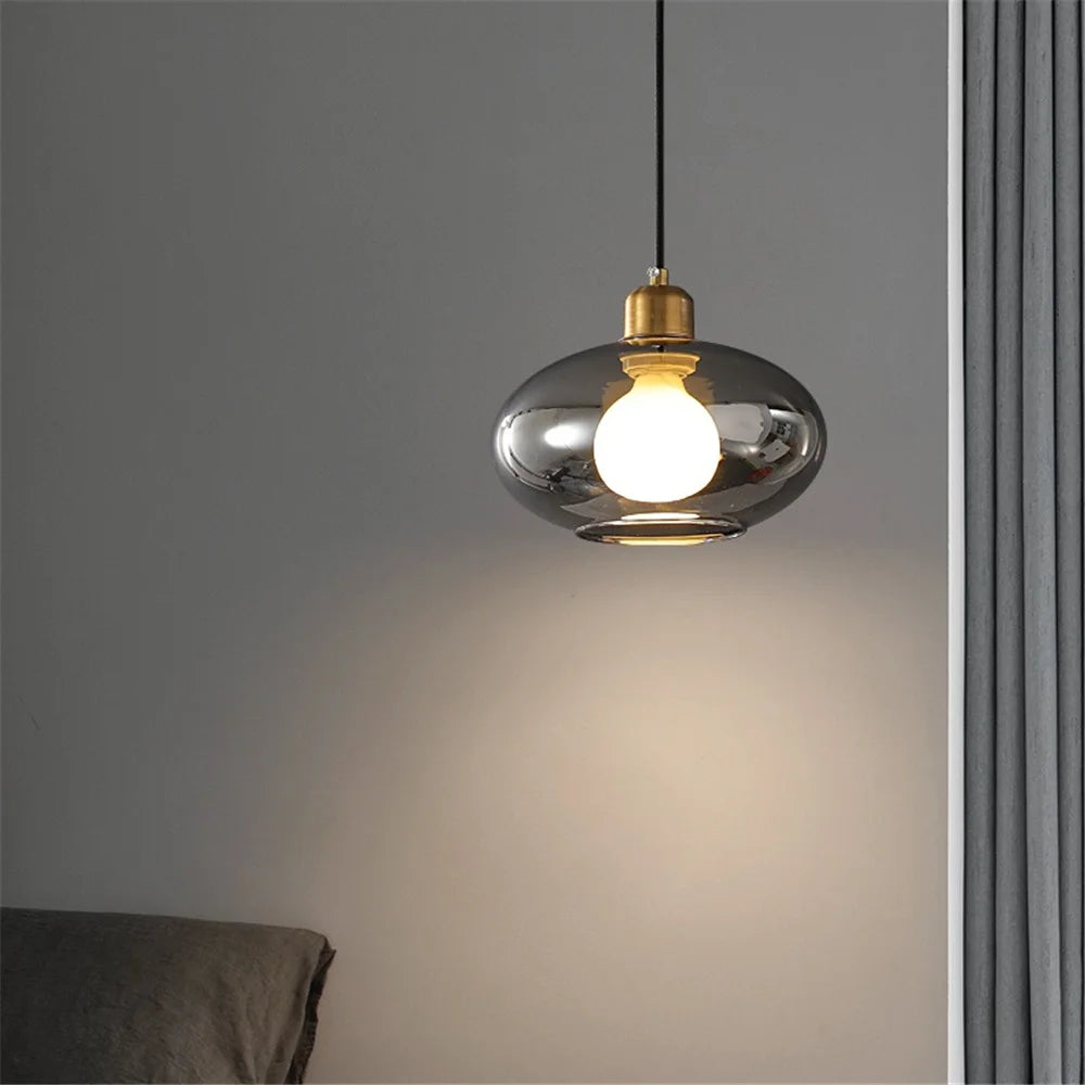 suspension design moderne en verre pour intérieur élégant - vue 2 sur 7