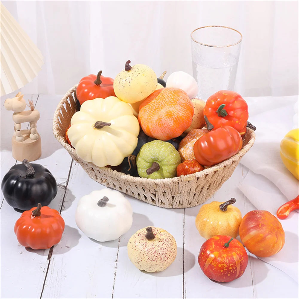 petite citrouille décorative pour halloween et fêtes artisanat - vue 3 sur 12
