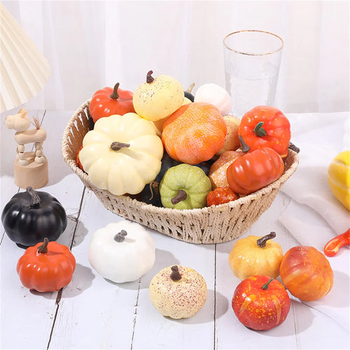 petite citrouille décorative pour halloween et fêtes artisanat - vue 3 sur 12