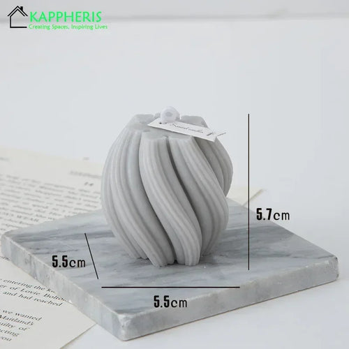 bougies parfumées tourbillonnantes décoratives esthétiques aromatiques pour la maison - vue 14 sur 20