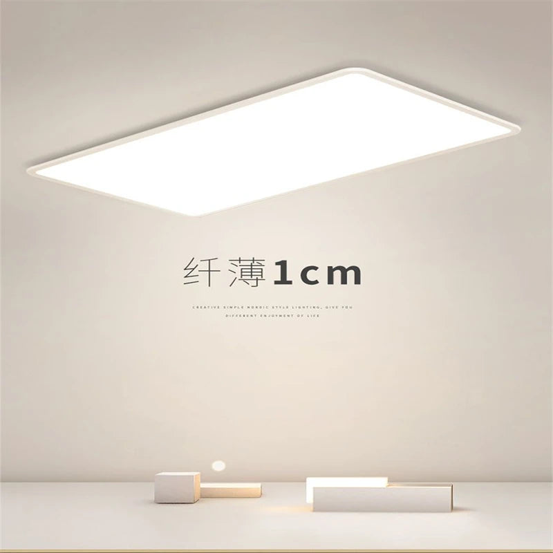 plafonnier led ultra-mince moderne et minimaliste nordique