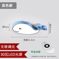 plafonnier led baleine éclairage créatif moderne pour enfant
