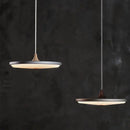 lustre moderne rond à suspension haute qualité plissé led