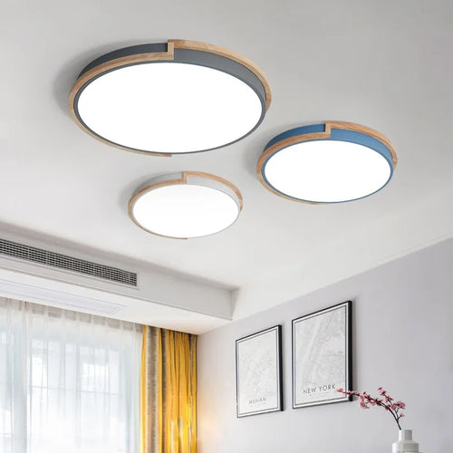 Plafonnier moderne à LEDs lumière Macaron pour chambre salon salle à manger allée décor à la maison - vue 2 sur 24