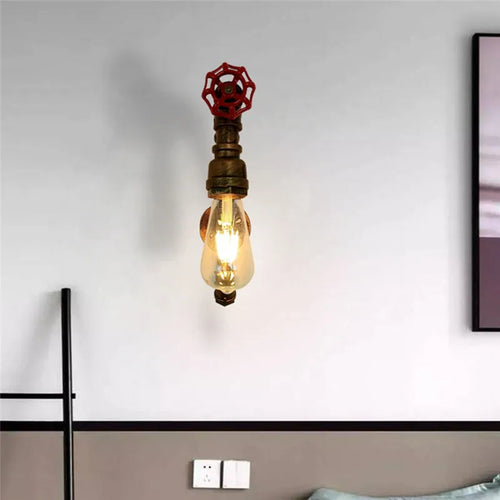 applique murale vintage en métal style loft déco luminaires - vue 8 sur 8