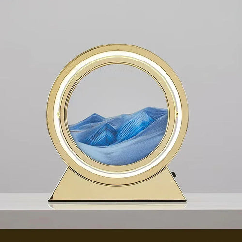 lampe de table créative avec sable mouvant 3D décoratif - vue 15 sur 24