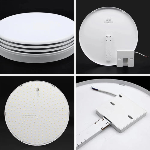 plafonnier rond ultra-mince led moderne pour éclairage intérieur - vue 8 sur 14