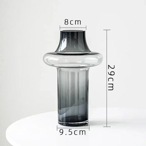 vase médiéval en verre pour fleurs séchées et composition florale - vue 11 sur 10
