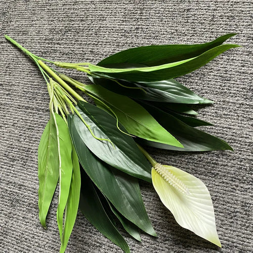 plantes artificielles tropicales monstera anthurium pour décoration intérieure - vue 11 sur 12