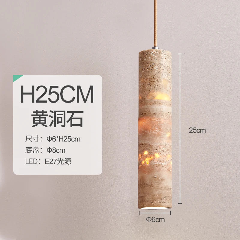 suspension design wabi-sabi en pierre pour ambiance moderne - vue 14 sur 14