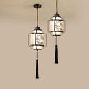 lustre chinois rétro style chinoiserie pour un éclairage élégant