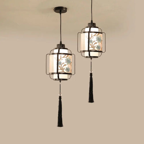 lustre chinois rétro style chinoiserie pour un éclairage élégant - vue 3 sur 22