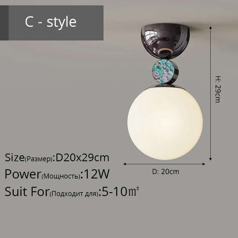 suspension décorative en cristal de luxe pour intérieur - vue 12 sur 12