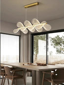 lustre en acrylique minimaliste design créatif à pétales