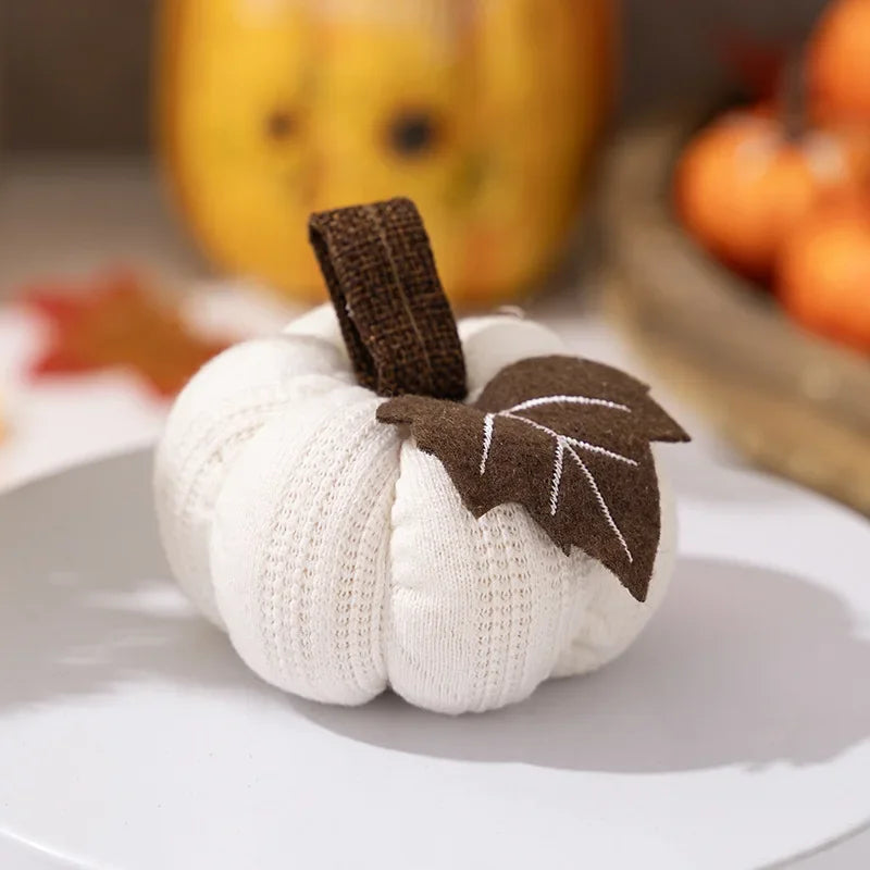 citrouilles décoratives pour automne thanksgiving et halloween - vue 8 sur 9