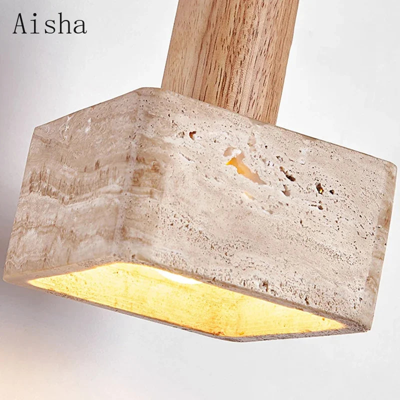 suspension en pierre naturelle style scandinave pour décoration intérieure - vue 4 sur 8