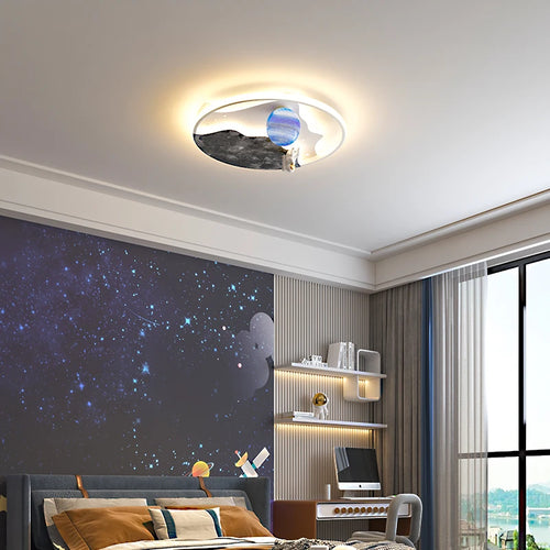 lustre astronaute créatif pour décoration intérieure lumineuse - vue 4 sur 8