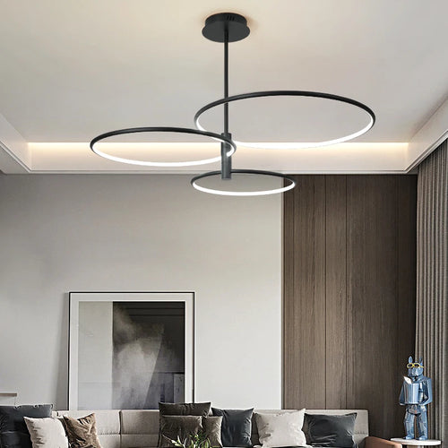 lustre led créatif moderne de luxe pour éclairage intérieur - vue 2 sur 25