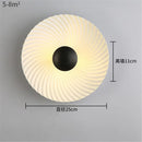 applique murale LED ronde en métal nordique décoratif pour intérieur moderne
