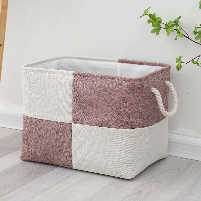 panier de rangement pliable pour linge et jouets - vue 6 sur 7