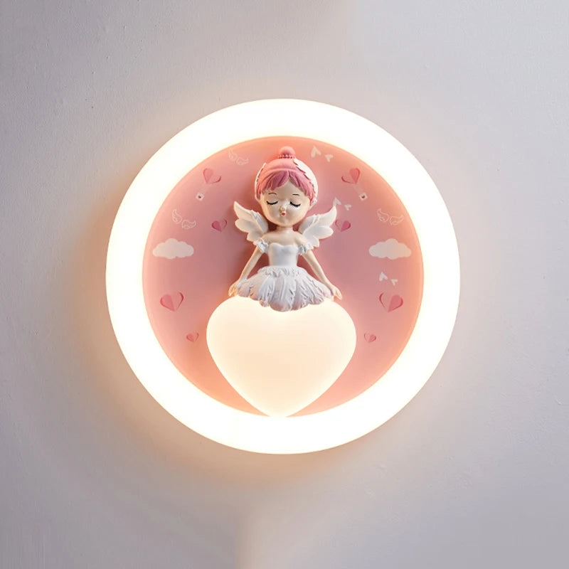 Full Spectrum Children's Room Ceiling Lamp Cartoon Resin Princess Ceiling Light Kids Baby Room Bedroom Nursery School Decor 220V - vue 6 sur 8