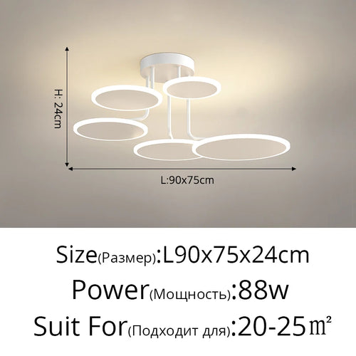 lustre en acrylique design pour intérieur moderne élégant et lumineux - vue 14 sur 14