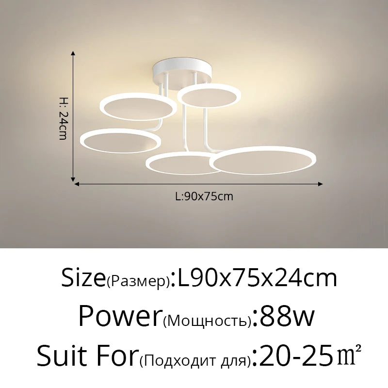 lustre en acrylique design pour intérieur moderne élégant et lumineux - vue 14 sur 14