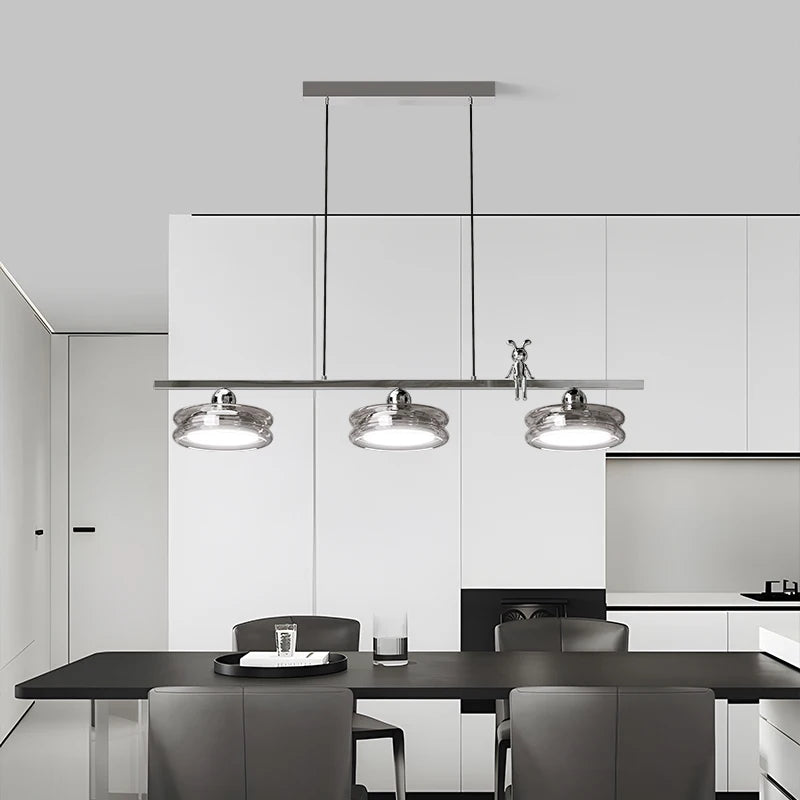 suspension minimaliste italienne pour éclairage intérieur moderne - vue 3 sur 14